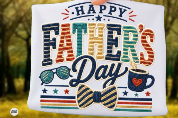 Happy Father’s Day Faux Embroidery PNG Review