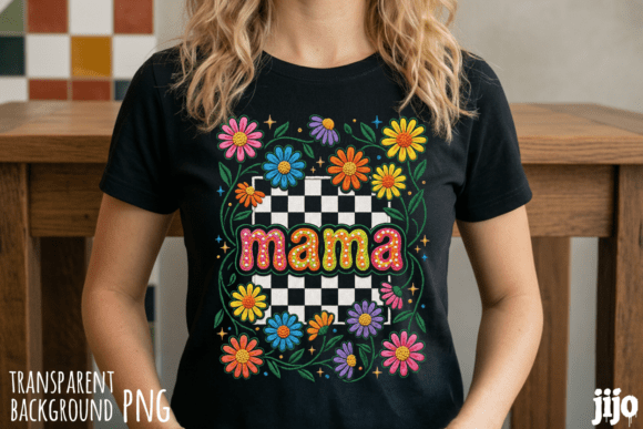 Mama Floral Embroidery Flowers PNG Review