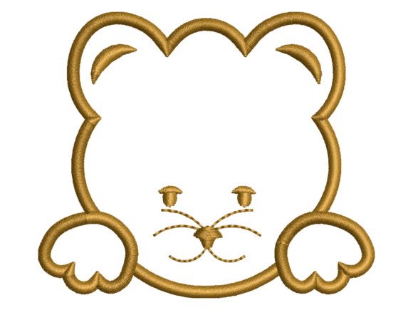 Minimal Cute Bear Embroidery Design Review