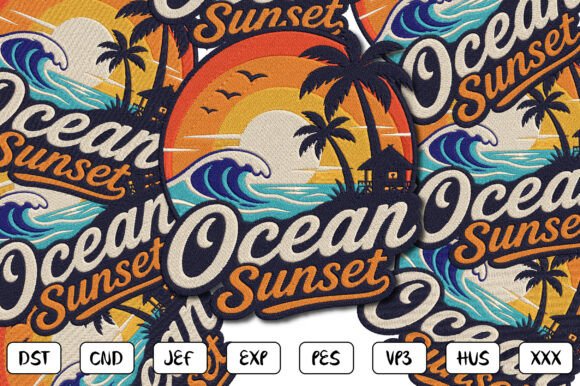 Ocean Sunset Embroidery: A Designer's Review